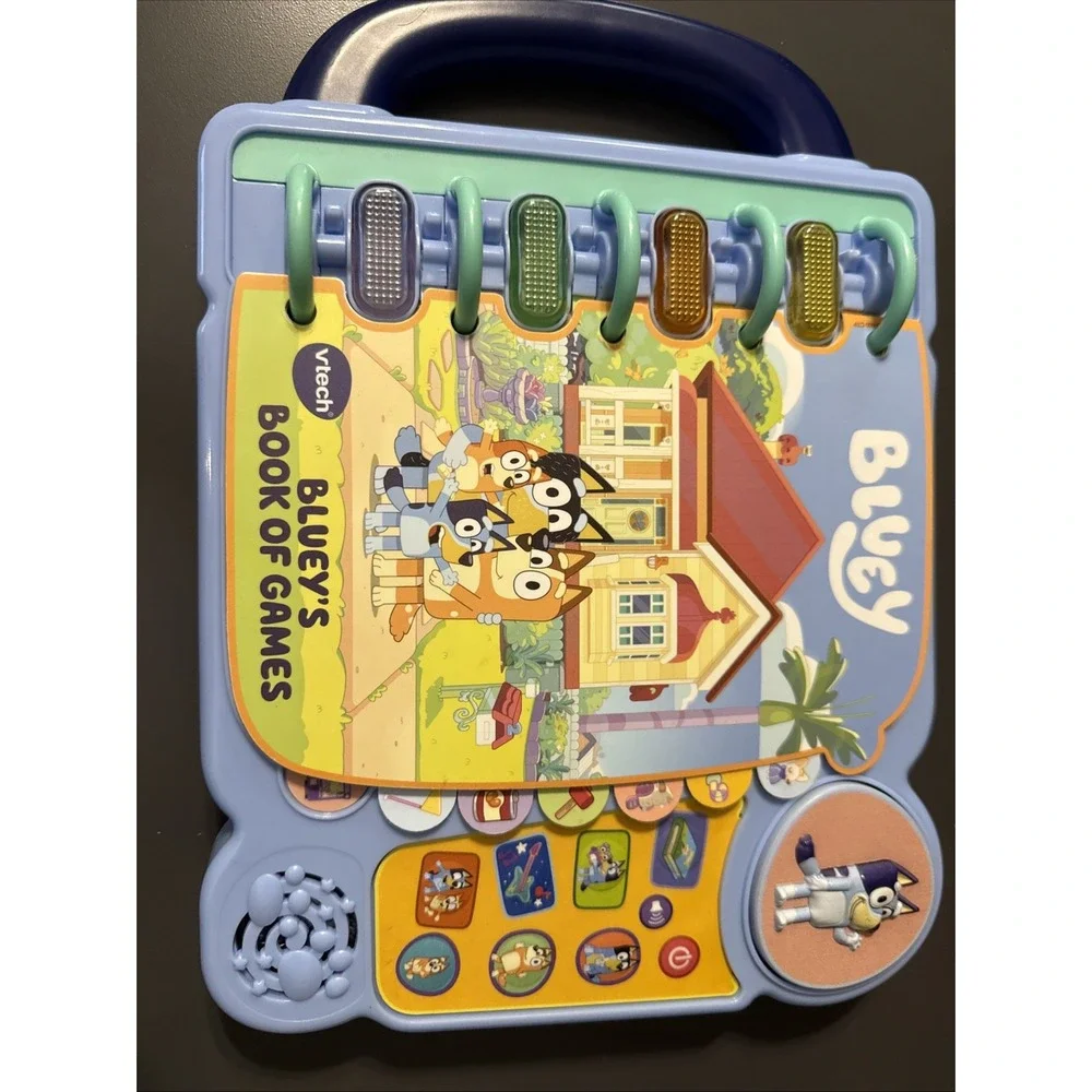 Vtech Blueys Book of Games Interactive Pretend-Play Book Toddler Learning
